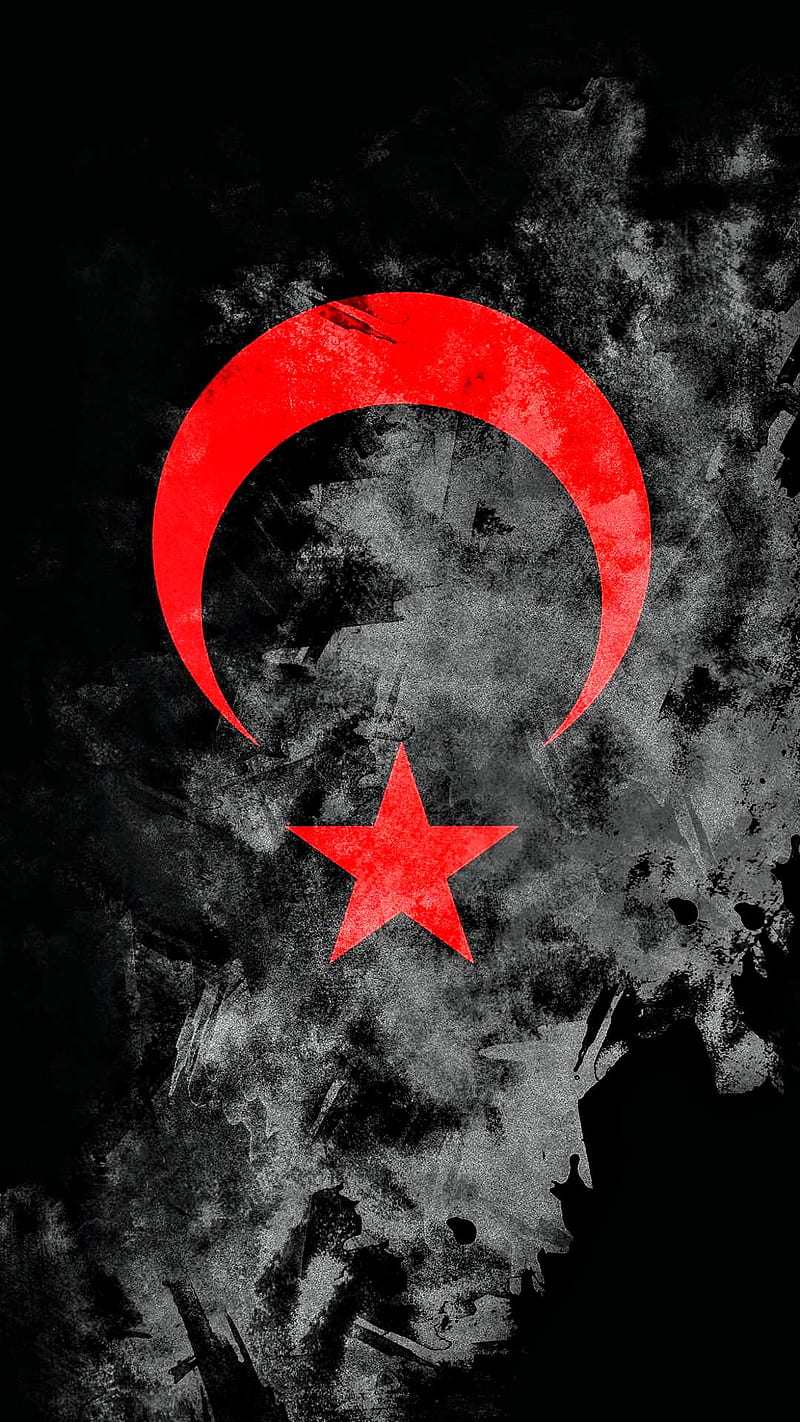 Bayrak , al bayrak, amlem, asker, flag, logo, ordu, HD phone wallpaper