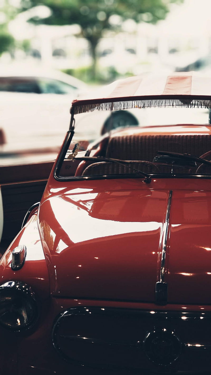 Old fashioned car, vintage, HD phone wallpaper