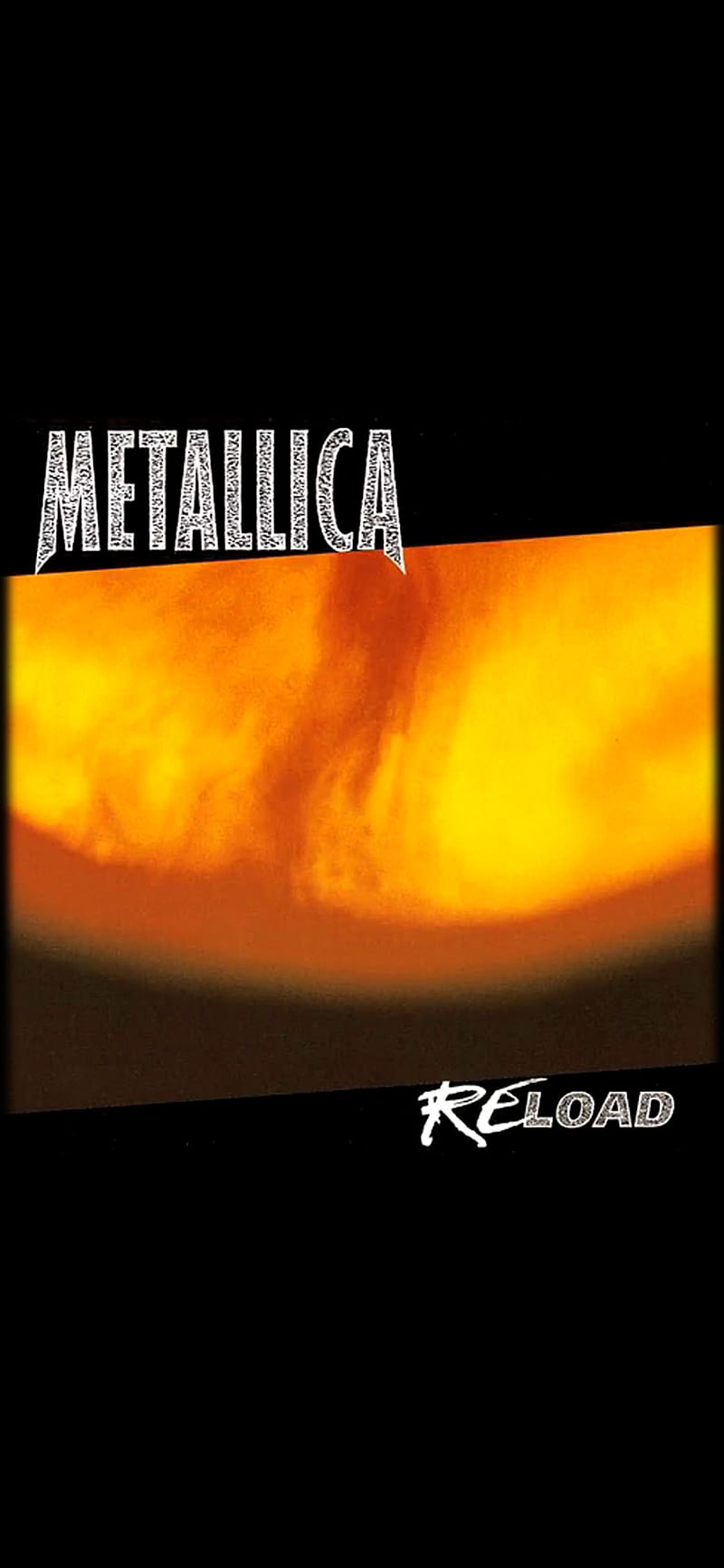 Metallica, background, cd cover, reload album cover, HD phone wallpaper