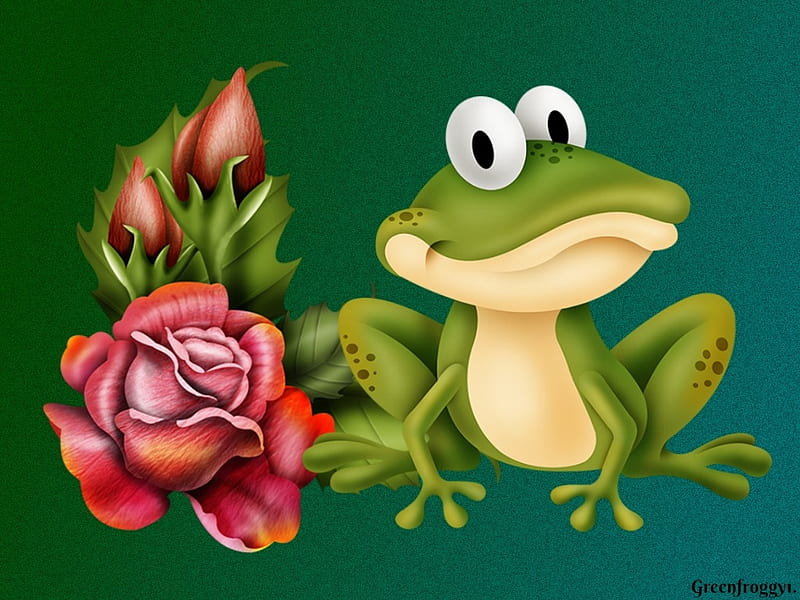 HD little green frog wallpapers | Peakpx