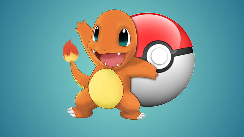 Pokémon, Charmander (Pokémon) , Pokeball, HD wallpaper