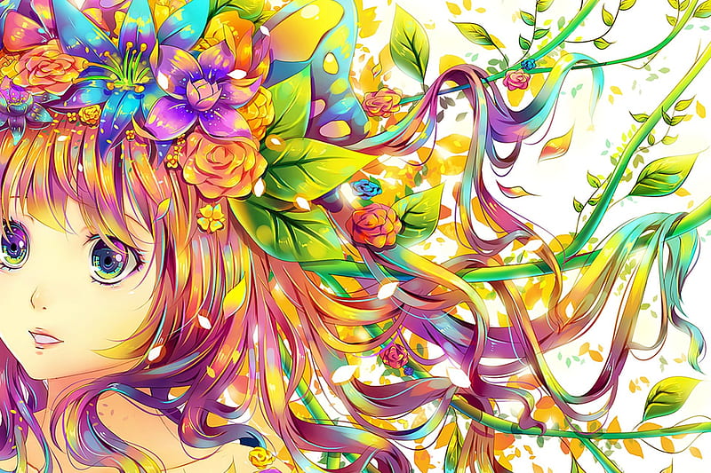 8 Colorful Anime PC Wallpapers  WallpaperSafari