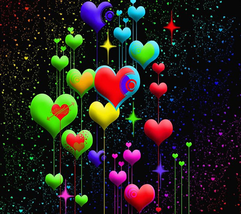 Corazones, nice, HD wallpaper | Peakpx