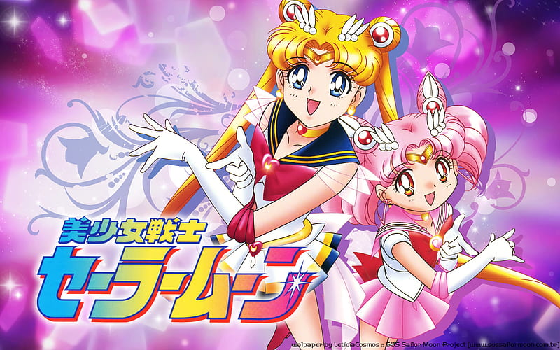 Super Sailor Moon and Sailor Chibi-Moon, rini, super sailor moon, manga, usagi tsukino, serena, chibi-usa, sailor chibi-moon, anime, sailor moon, usagi, HD wallpaper