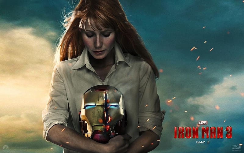 Iron Man, Movie, Gwyneth Paltrow, Pepper Potts, Iron Man 3, HD wallpaper