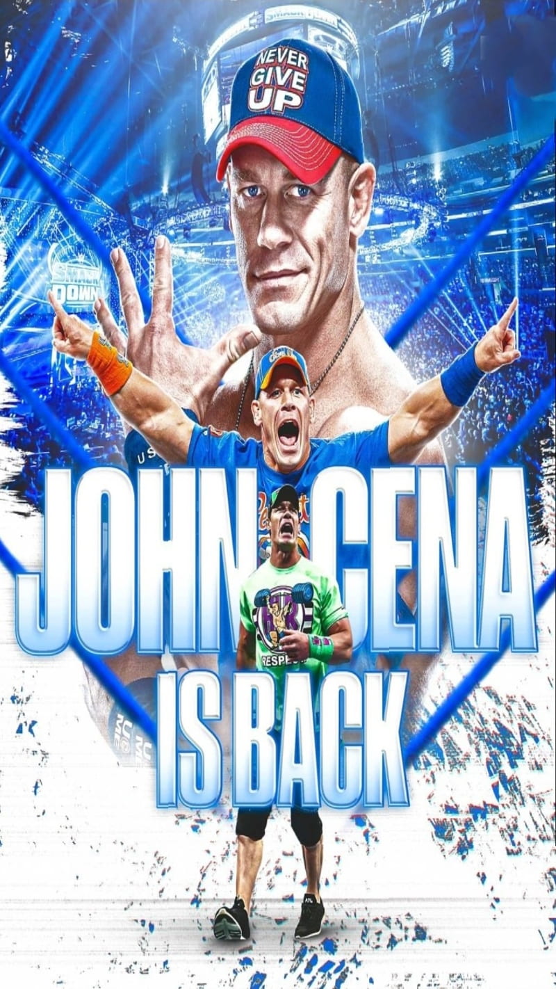 John Cena, baseball cap, electric blue, HD phone wallpaper | Peakpx