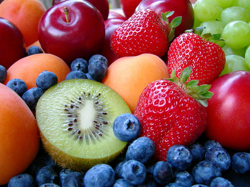 Delights of summer fruit, summer, fruit, delicious, fresh, HD wallpaper