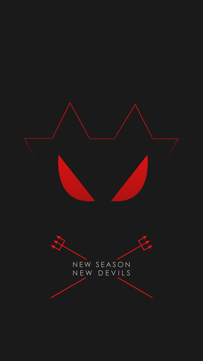 New Season New Devil, devil, halloween, halloween , logo, marvel, red, symbol, HD phone wallpaper