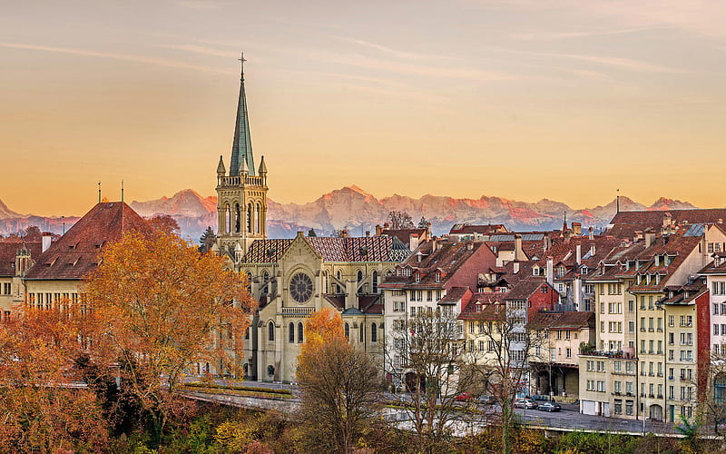 Old Town of Bern Switzerland 2021 Bing, HD wallpaper