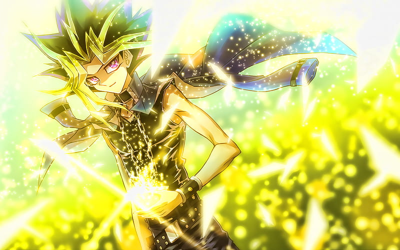 Yami Yugi, manga, Dark Yugi, Yu-Gi-Oh, artwork, Nameless Pharaoh, Yami Yugi Yu-Gi-Oh, HD wallpaper