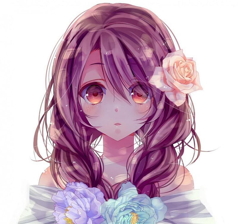 cute anime girl face by AINIJI on DeviantArt