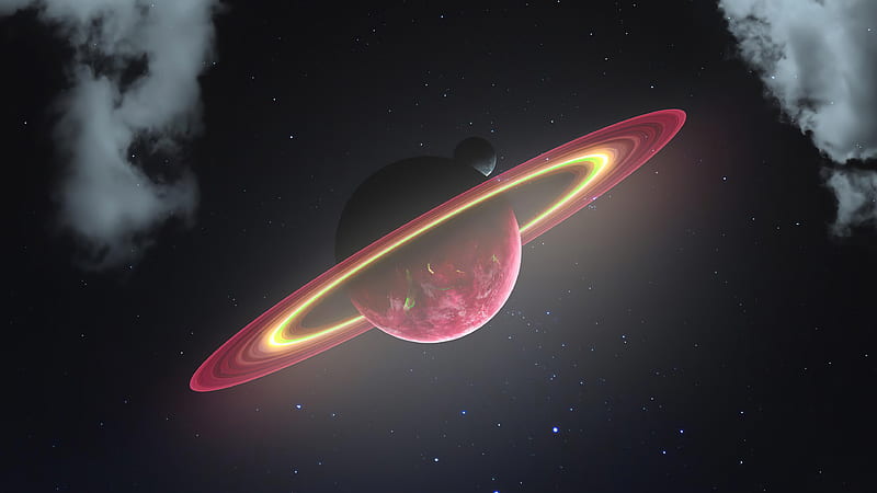 Red Saturn, HD wallpaper | Peakpx