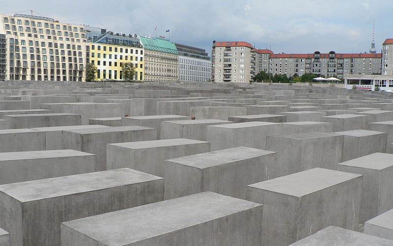 Untitled , holocaust memorial, germany, druffix, berlin, capitol, memorial to the murdered jews of europe, HD wallpaper