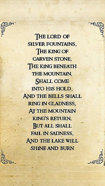 lord of the rings wallpaper quotes
