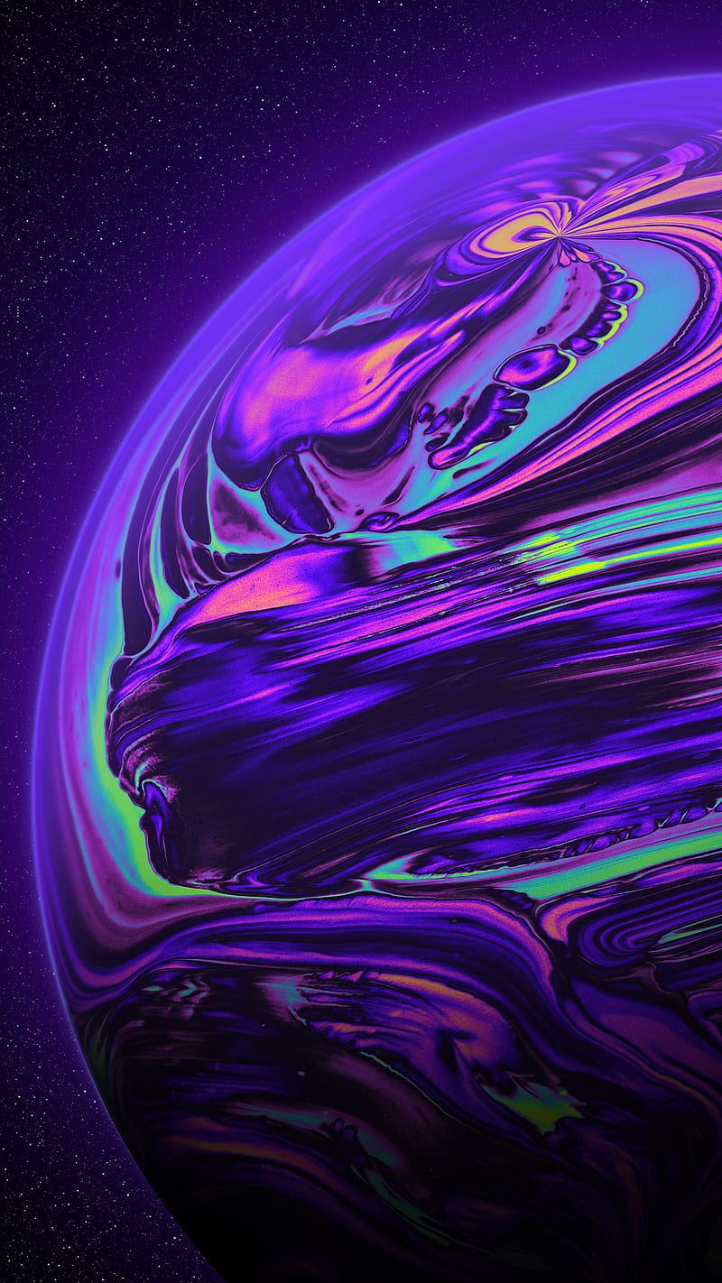 Chromium, Color, Colorful, Geoglyser, abstract, blue, cosmos, dream, fluid, galaxy, holographic, iridescent, orange, pink, planet, psicodelia, purple, rainbow, space, texture, vaporwave, yellow, HD phone wallpaper
