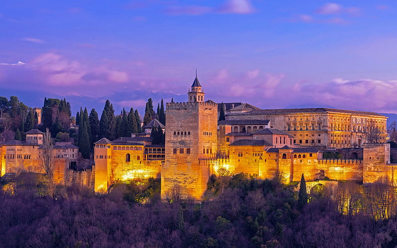 Alhambra Granada Andalucia Spain 2022 Bing, HD wallpaper