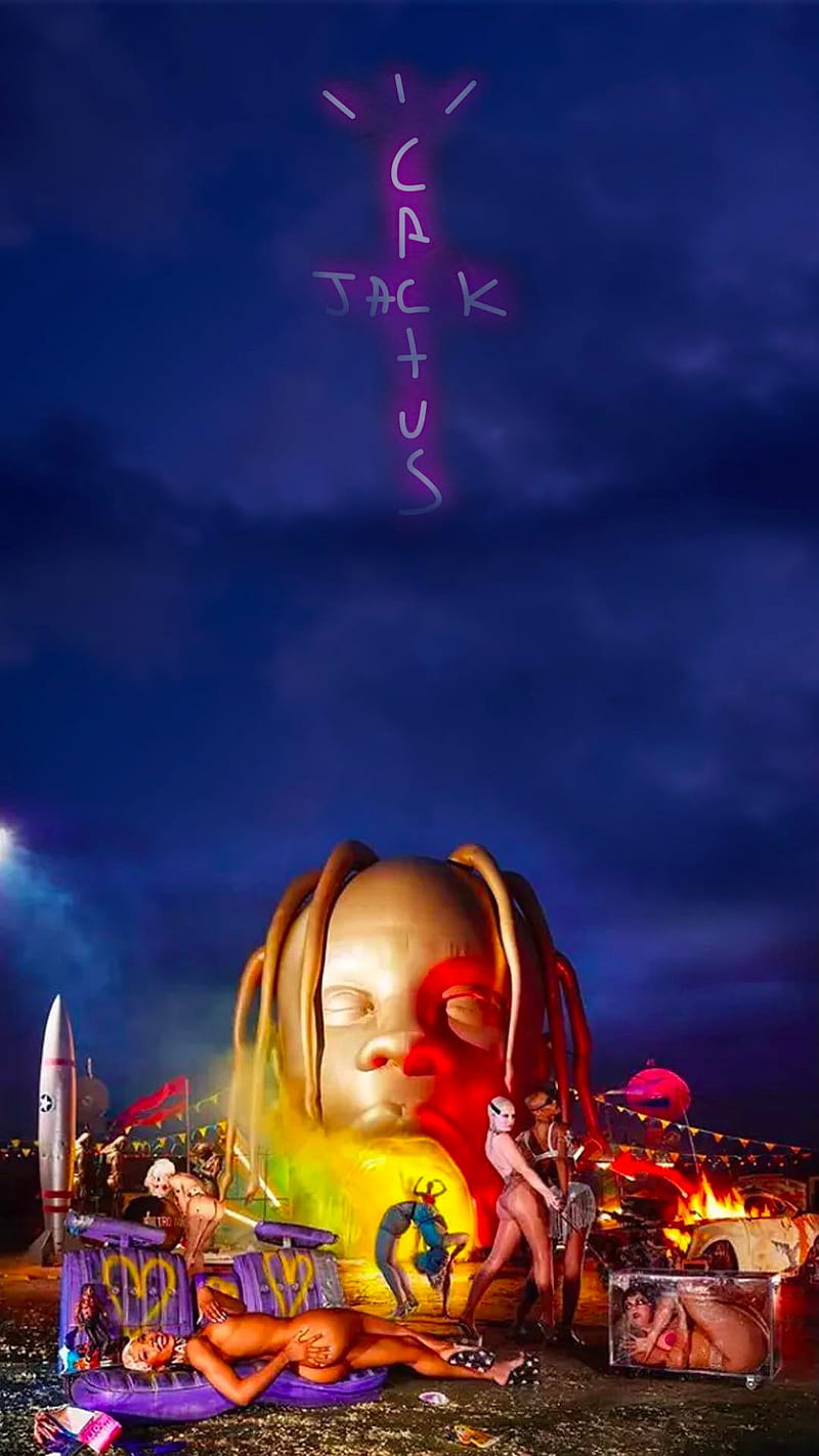 Travis Scott AW, album cover, travis scott, HD phone wallpaper