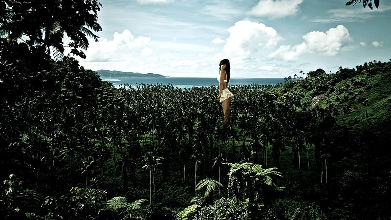 Amazonas, 3d cg, gigante, niña, selva, bonito, resumen, Fondo de pantalla  HD | Peakpx