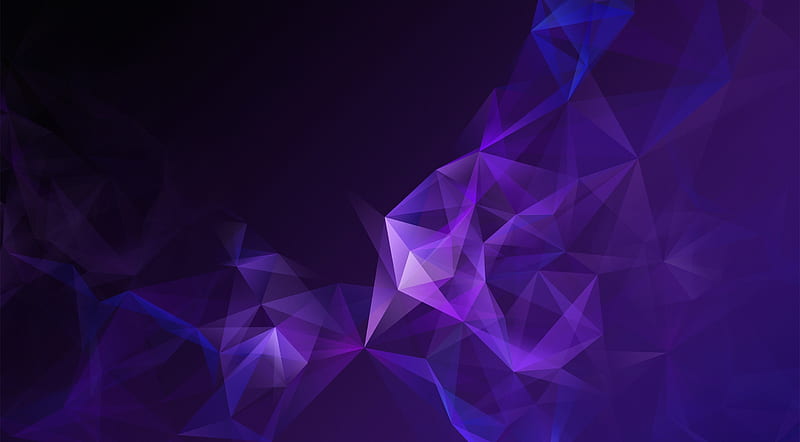 Low Poly Purple Abstract Art Ultra, Artistic, Abstract, Purple, Polygon, HD wallpaper