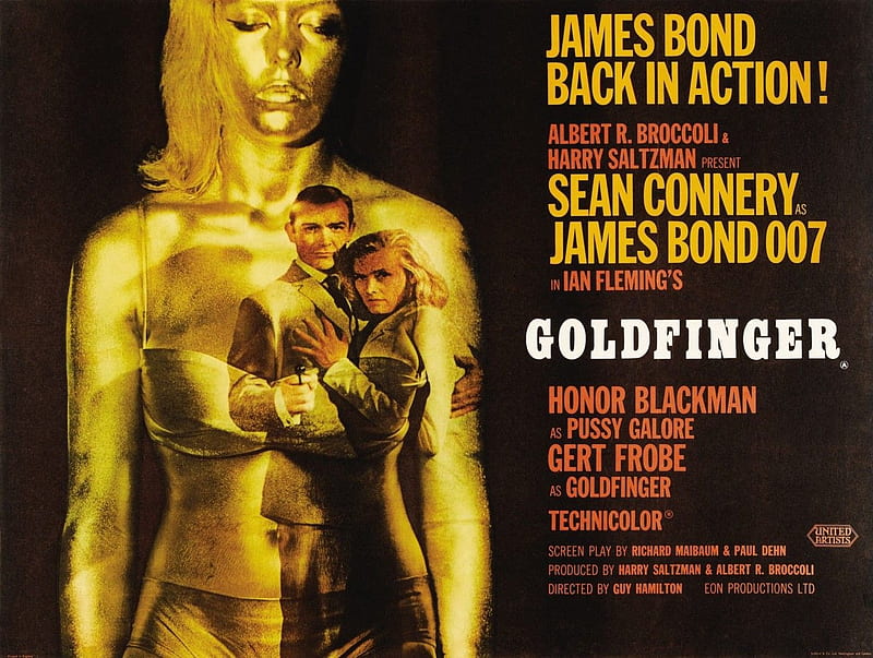 Goldfinger, james bond, movie, 007, HD wallpaper