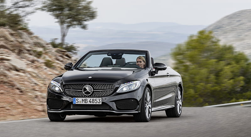 2017 Mercedes-AMG C43 4MATIC Cabriolet (Color: Obsidian Black) - Front ...