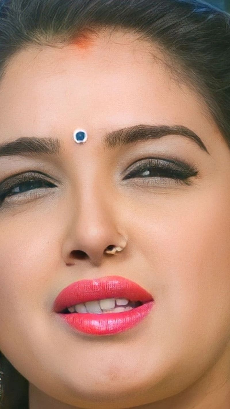 Amrapali Dubey, bhojpuri actress, lips, HD phone wallpaper | Peakpx