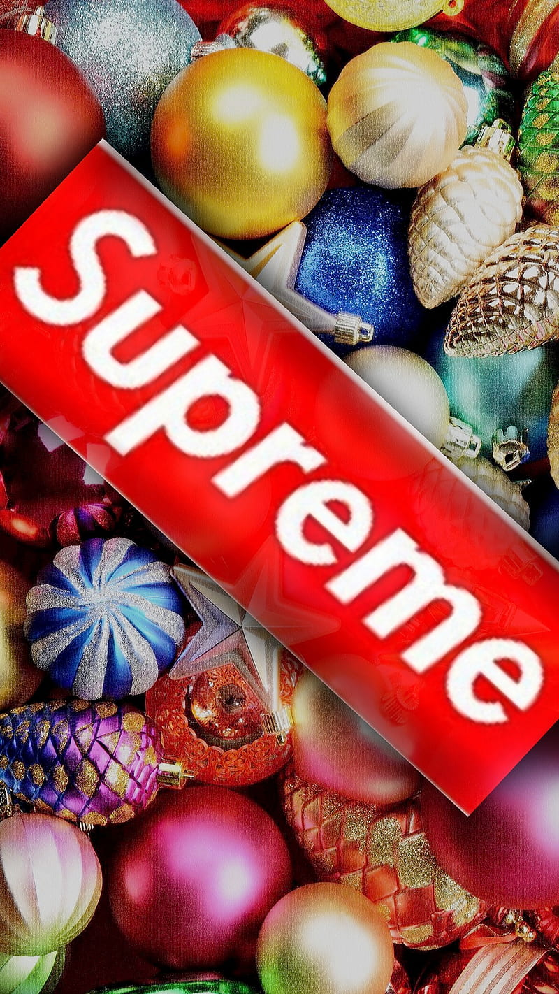 Supreme Christmas Hd Phone Wallpaper Peakpx