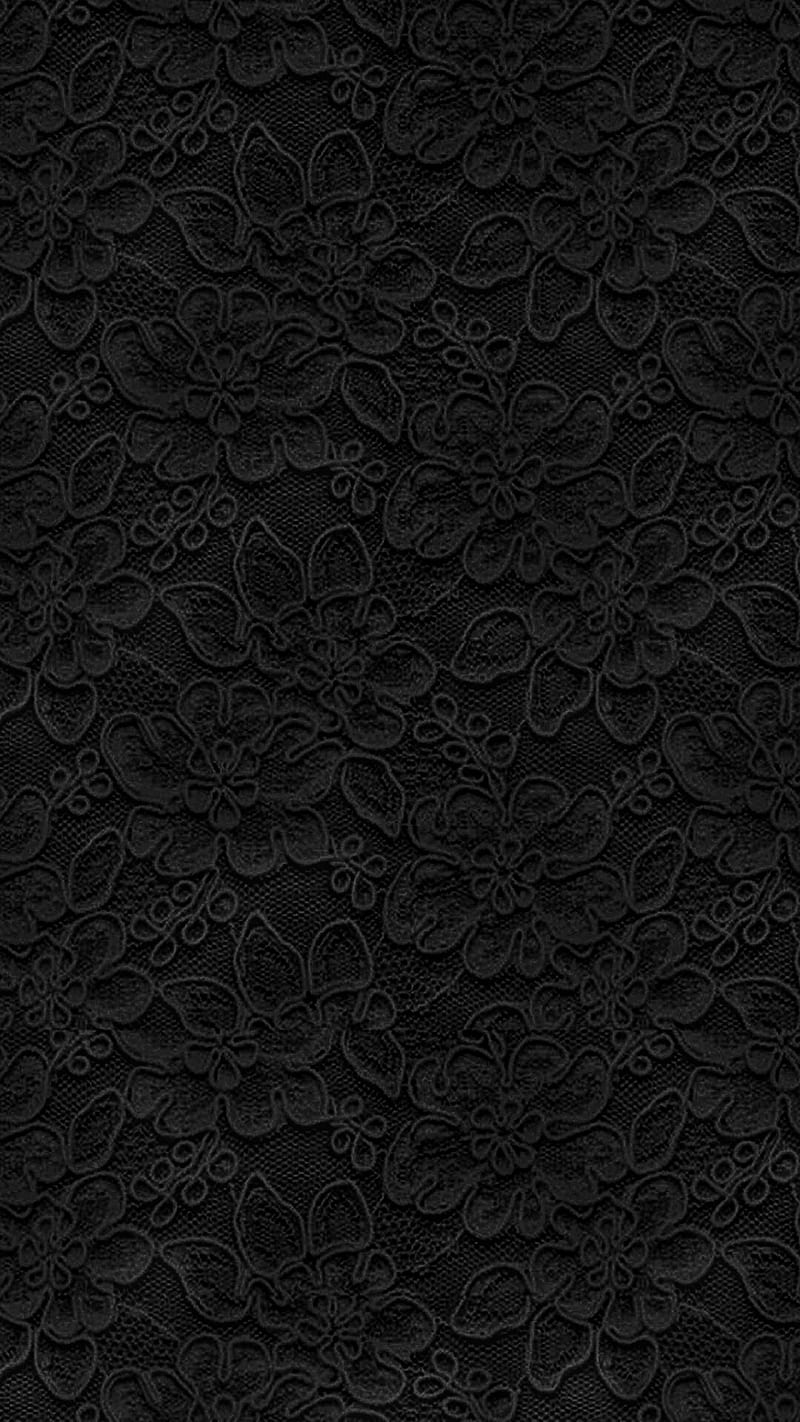 Grey Floral Lace, black, flowers, gothic, gray, romantic, vintage, HD phone  wallpaper | Peakpx