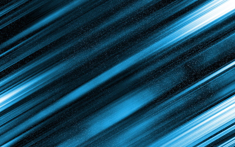 dark blue abstract background, blue lines background, abstract rain background, creative blue backgrounds, HD wallpaper