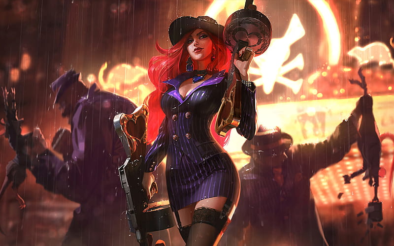 Miss Fortune, characters, art, League Of Legends, HD wallpaper