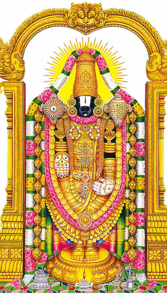 Tirupati balaji, art, tirupati, balaji, god, HD wallpaper | Peakpx
