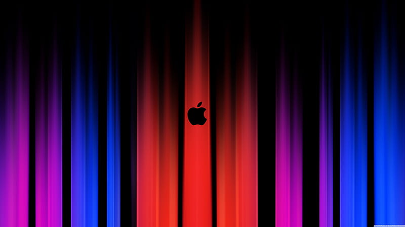 apple red, logo, HD wallpaper