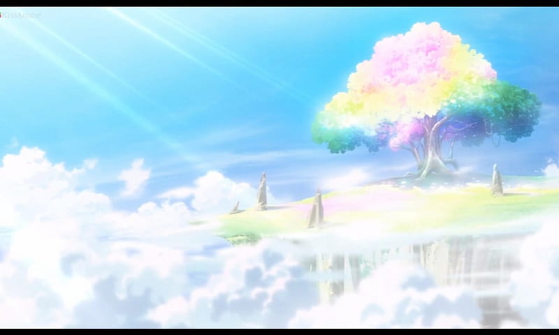 PC: Heart Tree, pretty, colorful, scenic, sunray, colourful, shine, magic,  rainbow, HD wallpaper | Peakpx