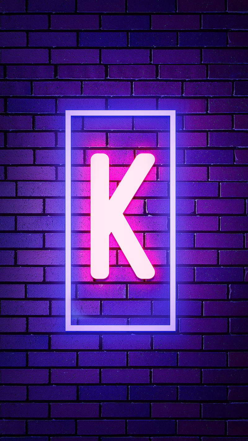 Neon K, K, K Alphabet, K Neon, Neon Light, HD phone wallpaper | Peakpx