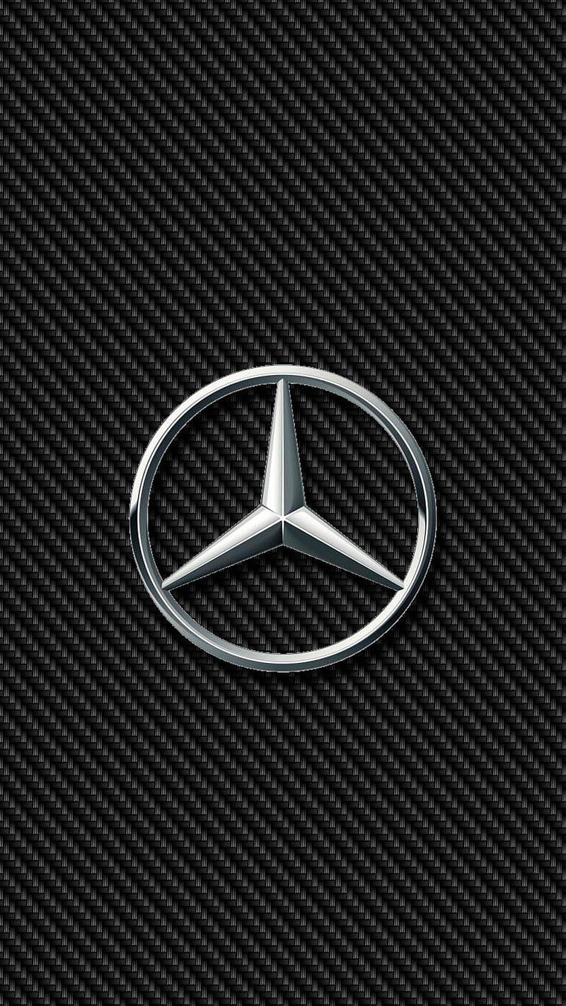 Mercedes Benz Logo , mercedes benz, car, HD phone wallpaper