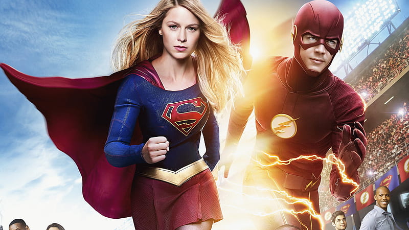 Flash And Supergirl 2018, flash, supergirl, tv-shows, HD wallpaper