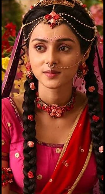 Mallika Singh, as raddha, radha krishn, HD phone wallpaper | Peakpx