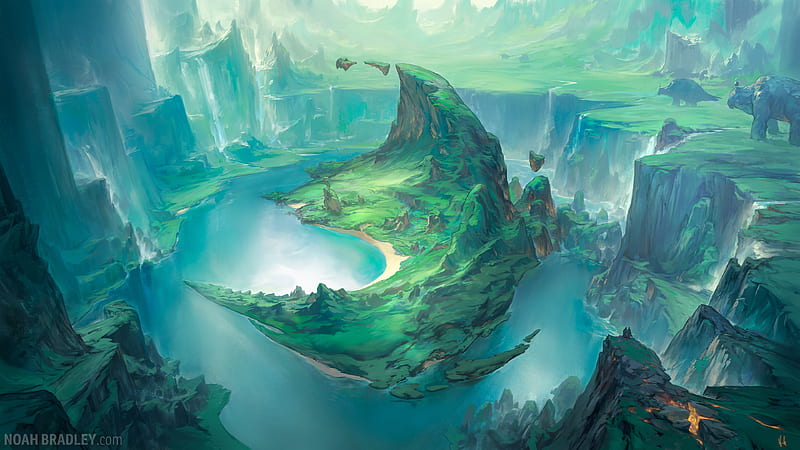 1500 Fantasy Landscape HD Wallpapers and Backgrounds