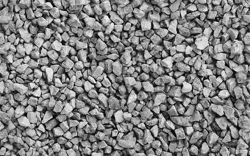 gray gravel macro, gray stone texture, gravel backgrounds, gray gravel texture, gravel textures, stone backgrounds, gray stones, gray backgrounds, background with gravel, HD wallpaper