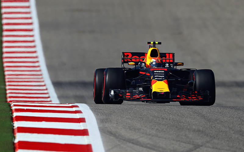Max Verstappen, Formula One, Red Bull Racing, RB13, Formula 1, F1, raceway, HD wallpaper