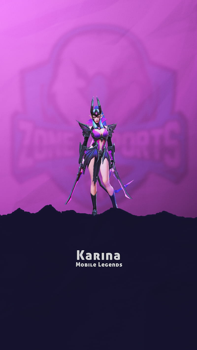 Karina, legends, mobile, mobile legends, HD phone wallpaper
