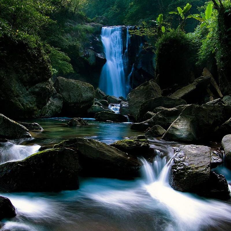 Waterfall, fall, water, HD phone wallpaper