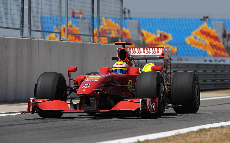 Ferrari Felipe Massa Turkey practice 2010, f1, 2010, turkey, auto racing, esports, HD wallpaper