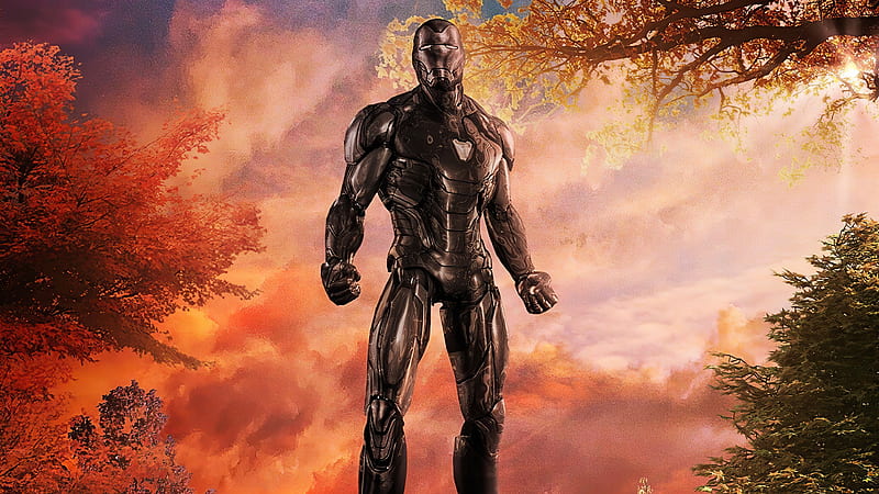 Iron Man Homage , iron-man, spiderman, superheroes, artstation, HD wallpaper