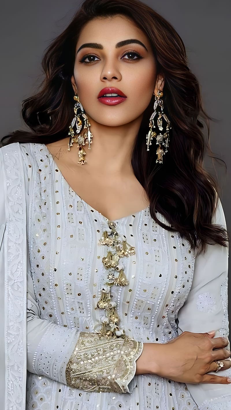 Kajal Agarwal, telugu actress, bollywood actress, gorgeous, HD phone wallpaper