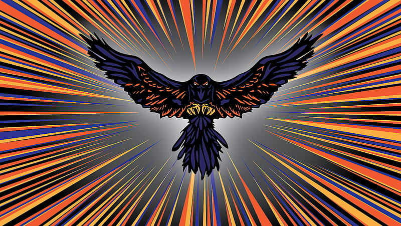 Raven Coin Logo, ravencoin, crypto, currency, HD wallpaper