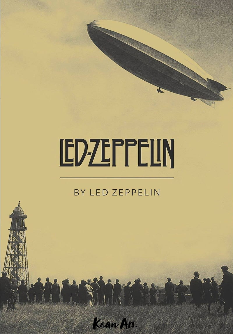 Led Zeppelin Custom, kaan ars, led zeppelin, music, rock, HD phone wallpaper