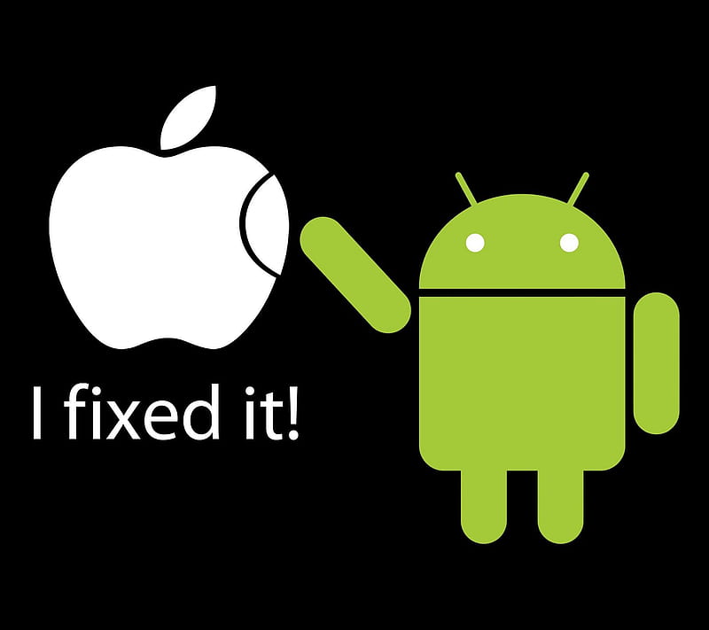 Droidapple, android, apple, comedy, funny, logo, HD wallpaper | Peakpx