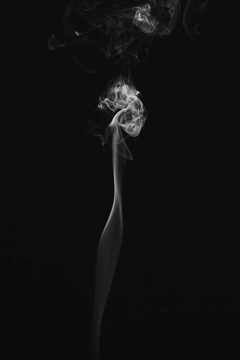 Premium Photo  Blurred smoke on black background