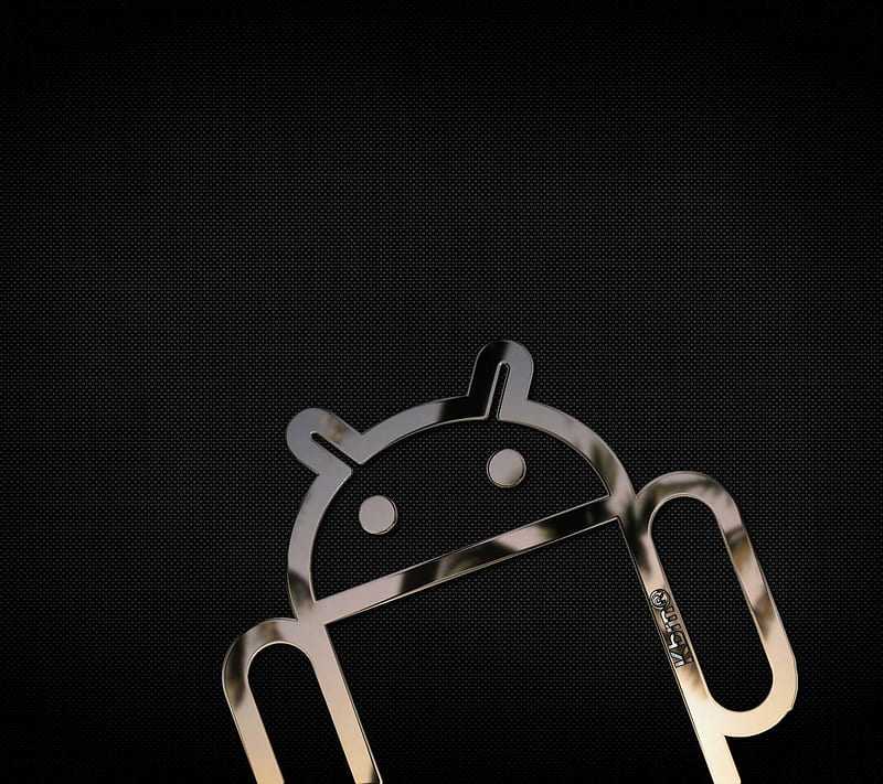 Black Android, android, black, HD wallpaper